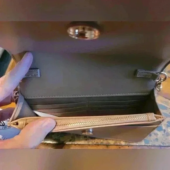 Valentino Orlandi crossbody bag in taupe NWT - Picture 6 of 10